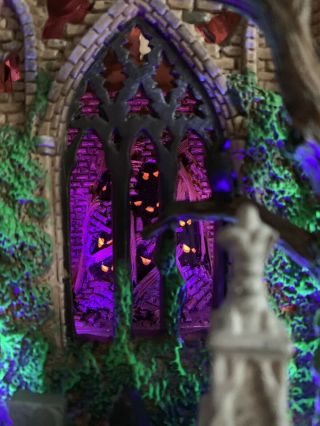 Lemax Spooky Town Gothic Ruins 3