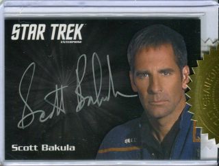 Star Trek 2018 Enterprise Archives Series 1 Scott Bakula Autograph Card