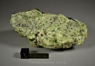 Green gemmy willemite - Franklin,  NJ 7