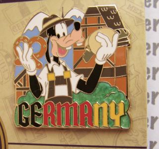 Disney Pin Epcot Food And Wine Festival 2015 Goofy Germany
