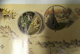 Poster—Bilbo’s Journey (The Hobbit) 1971,  artwork by illustrator Pauline Baynes 6