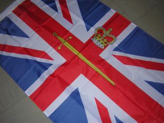 British Empire Flag United Kingdom Lord Lieutenant Gb Uj Ensign 3x5ft Gb Uk Eiir