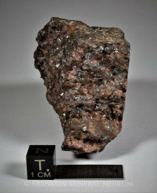 Manganosite with jacobsite,  sonolite,  zincite - Franklin,  NJ 2