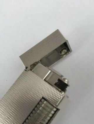 Dunhill Silver Plated ‘Barley’ Rollagas Lighter - Fully Overhauled & 7
