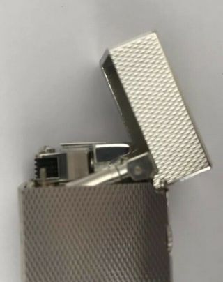 Dunhill Silver Plated ‘Barley’ Rollagas Lighter - Fully Overhauled & 9