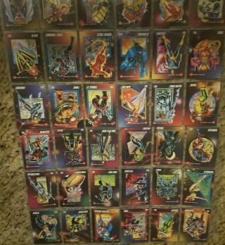 1992 Impel Marvel Universe 3 III X - men Deadpool 1 - 200 Card Complete Base Set 2