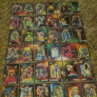 1992 Impel Marvel Universe 3 III X - men Deadpool 1 - 200 Card Complete Base Set 5