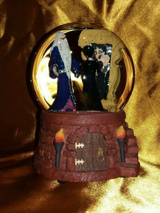 2001 Harry Potter Musical Water Globe Mirror Of Erised