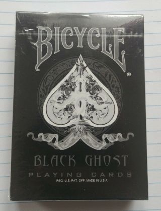 Rare Bicycle Black Ghost 1st First Edition (with Wrapping) Ellusionist