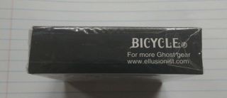 Rare Bicycle Black Ghost 1st first edition (with WRAPPING) ellusionist 3