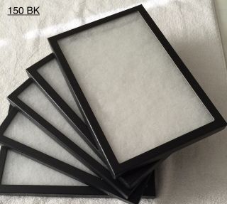 150 (24) Riker Mount Display Case Shadow Box Frame Tray 12 " X 8 " X 3/4 "