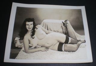 Debbie Westmore - Vintage 4x5 Photo - Original/pinup/girl/1950/nude/model/art