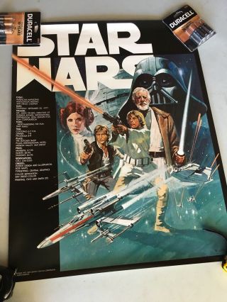 Star Wars American Marketing Association 1977 Advertising Poster 18 " X 23 "