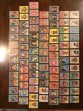 Garbage Pail Kids 1985 1st Series Os1 Complete 88 Card Set W/ All Variations Ab