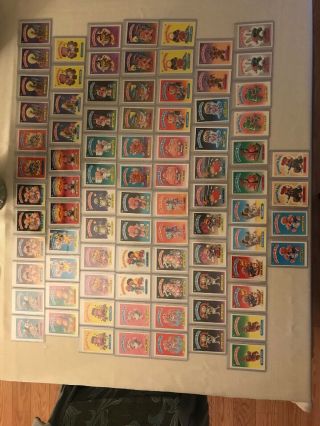 Garbage Pail Kids 1985 1st Series Os1 Complete 82 Card Set With Variations Ab