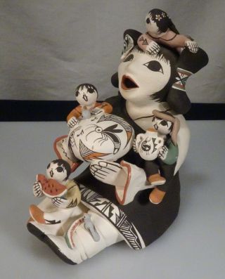 Acoma Pottery Storyteller by Marilyn Henderson - 56997 9