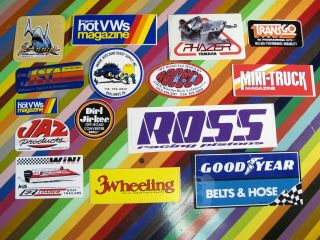 Vtg 1970s 1980s Auto Racing Sticker - 3 Wheeler,  Off Road,  Vws,  Snowmobile,