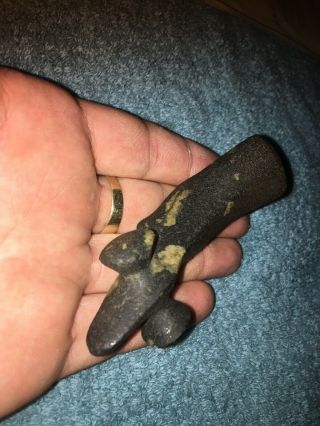 Indian Artifact Popeyed Birdstone Found In Fulton Co Indiana Tippecanoe With 11
