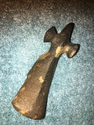 Indian Artifact Popeyed Birdstone Found In Fulton Co Indiana Tippecanoe With 3