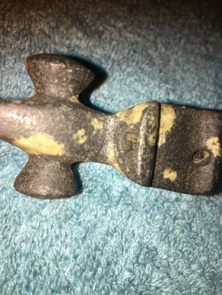 Indian Artifact Popeyed Birdstone Found In Fulton Co Indiana Tippecanoe With 7