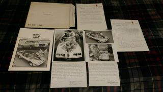 1979 Trans Am 10th Anniversary Press Kit Pontiac Dealer News Terry Bradshaw