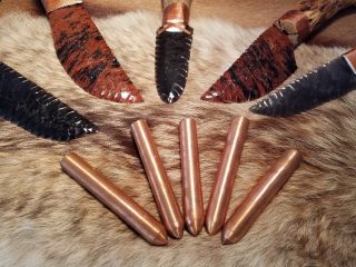 Medium Precision Percussion Copper Bopper Tool Flint Knapping Primitive Skinning
