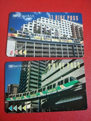 Sydney Tnt Darling Harbour Monorail Pass 2 Card Set 2nd Issue