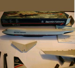 Almost Wooster British Airways Boeing 747 Model / Model No.  44
