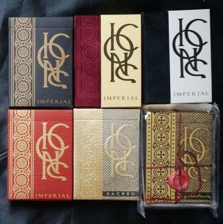 Icons Playing Cards (complete 6 Deck Set) From Lotrek.  (ultra Rare)