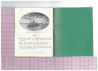 Booklet of Homes Pilgrimage Garden Club Natchez,  Mississippi 1937 Tour 4