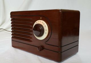 Vintage Westinghouse Wr 165 Am Radio (1939) Rare & Beautifully Restored
