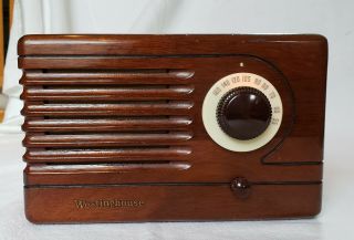 Vintage Westinghouse WR 165 AM Radio (1939) RARE & BEAUTIFULLY RESTORED 2