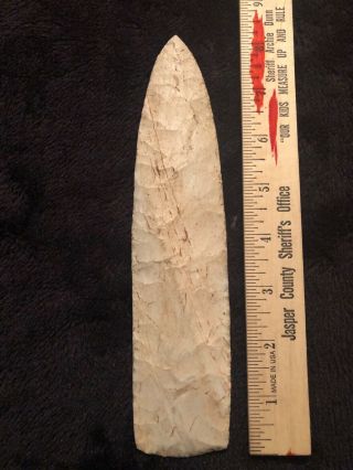 Huge Authentic Native American Blade Arrowhead 6