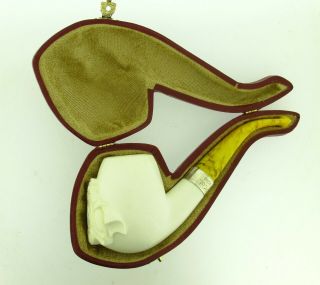 Pcol 2018 Meerschaum Pipe Silver Band Unsmoked