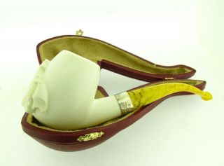 PCOL 2018 MEERSCHAUM PIPE SILVER BAND UNSMOKED 5