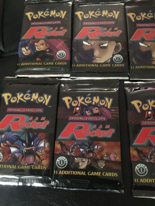 Pokemon Team Rocket 1st Edition Factory Booster Box - 10 Packs Rare