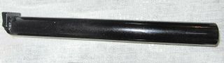 Bakelite Catalin Rod 3/4 " Dia.  X 9 - 3/4 " 77 Grams Black Kataline Vintage Usa