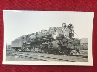Rutland Railroad Steam Engine Locomotive No.  92 Antique Photo