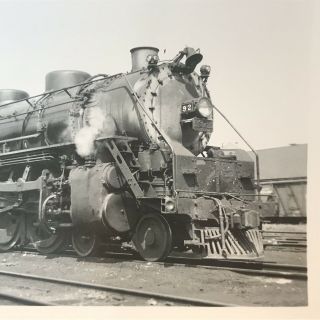 Rutland Railroad Steam Engine Locomotive No.  92 Antique Photo 3