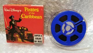 Vintage Walt Disney Pirates Of The Caribbean 8mm Movie Reel.