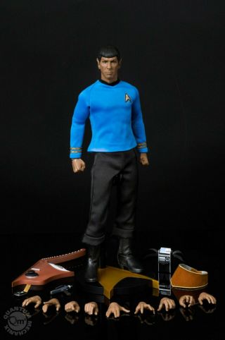 Qmx Exclsuive Star Trek: The Series 50th Anniversary Spock 1:6 Figure