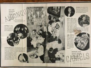 Algonquin Hotel York City - Camel Cigarettes - Vintage Advertising
