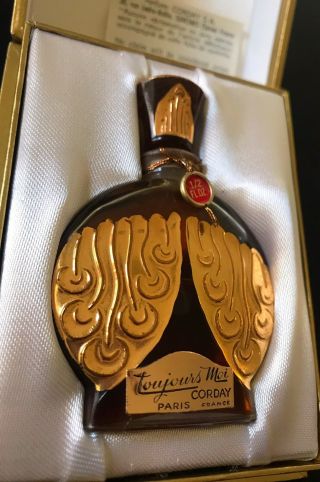 Rare Vintage 1923 Toujours Moi By Corday 1/2 Oz Box Perfume Bottle