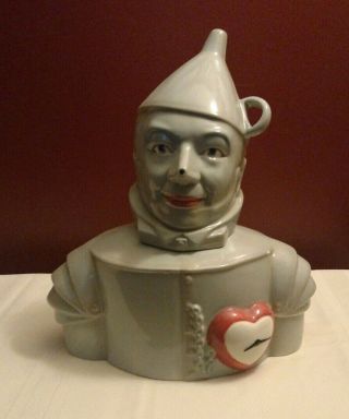 Wizard Of Oz Tin Man Cookie Jar.  Star Jars.