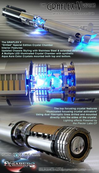FX - SABERS Graflex 3 Cell Lightsaber & Display - The Empire Strikes Back - 2