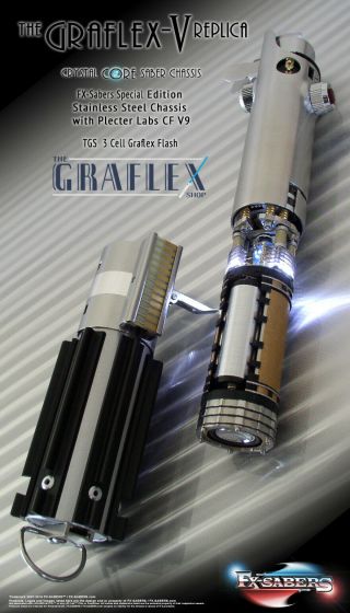 FX - SABERS Graflex 3 Cell Lightsaber & Display - The Empire Strikes Back - 6