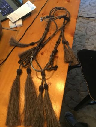 Deer Lodge Montana Prison Hitched Horse Hair Bridle 4