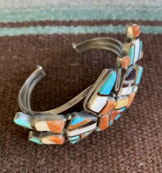 Zuni Rainbow Man Bracelet attributed to Teddie Weahkee or Arnold Cellicion 5