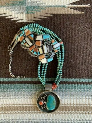 Zuni Rainbow Man Bracelet attributed to Teddie Weahkee or Arnold Cellicion 8