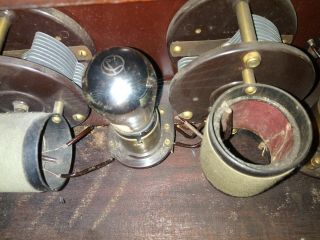 Vintage 1920 ' s Atwater Kent Model 20 Receiver Radio w/Wood Case & Tubes 6
